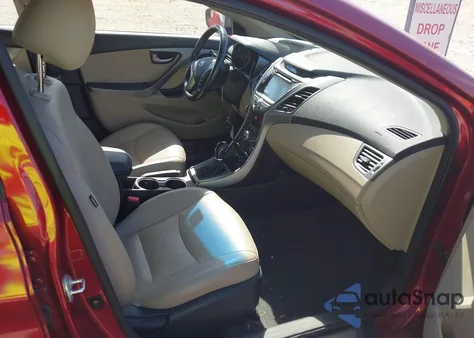 2016 Hyundai Elantra Limited из США, поврежденный, VIN 5NPDH4AE8GH659176